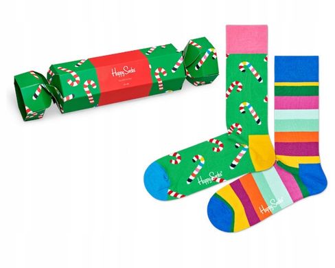 Бокс різдвяних шкарпеток Happy Socks Цукерка
